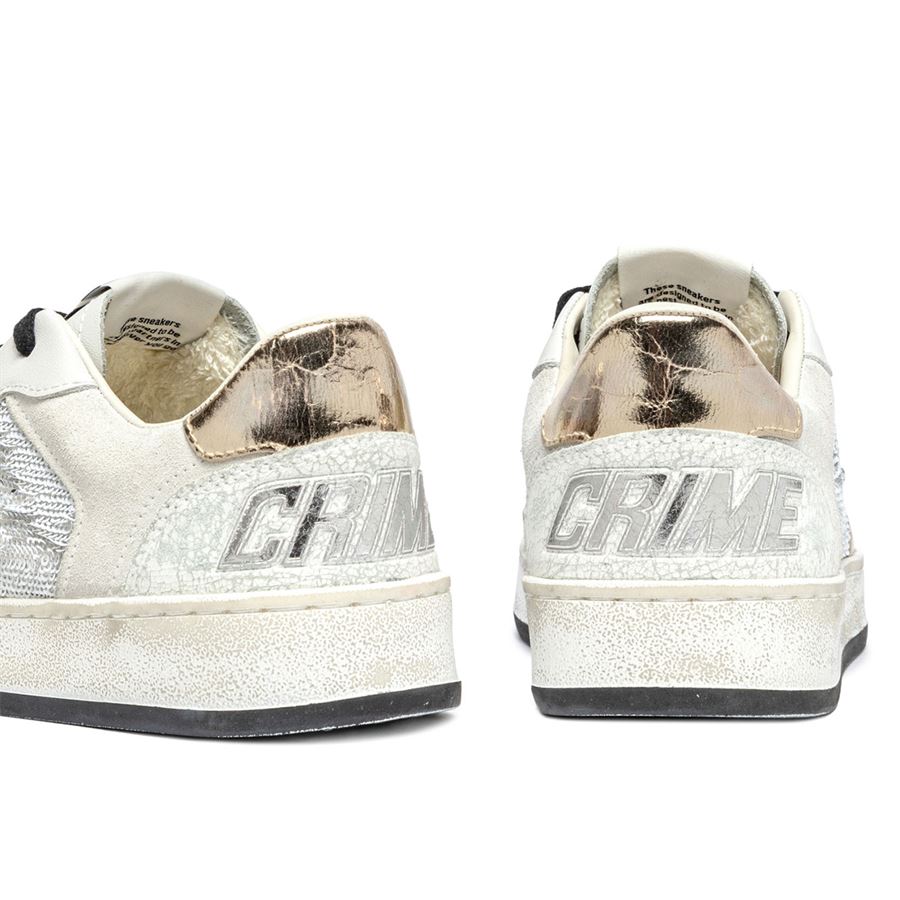 Chelsea Platinum Glow sneakers da donna Crime London | 20204PP7B10